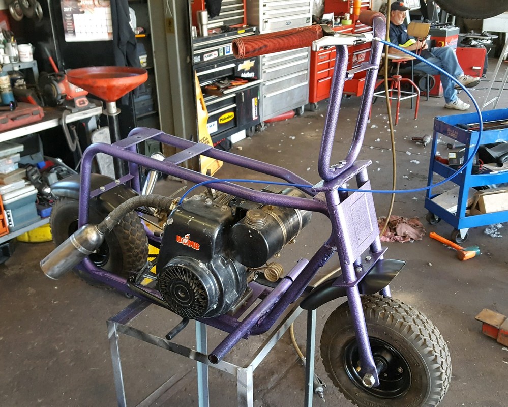 building a mini bike from scratch
